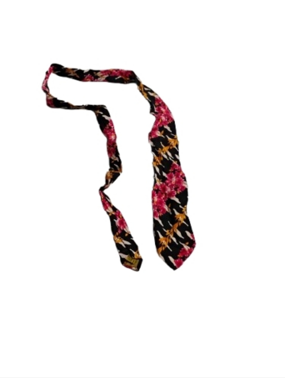 Christian LaCroix Mens Floral Silk Tie Made In Italy OS